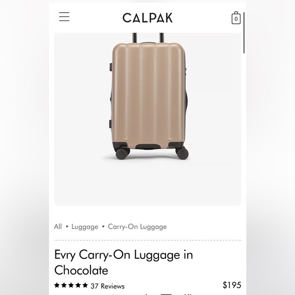 Calpak carry on size expandable luggage - Picture 10 of 14